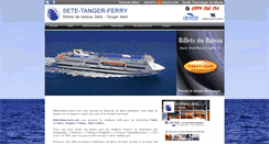 Desktop Screenshot of billet-bateau-maroc.com